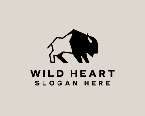 Bison Buffalo Herd logo design