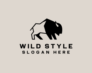 Bison Buffalo Herd logo design