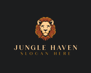 Wild Animal Lion logo design