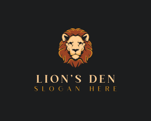 Wild Animal Lion logo design