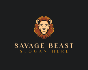 Wild Animal Lion logo design