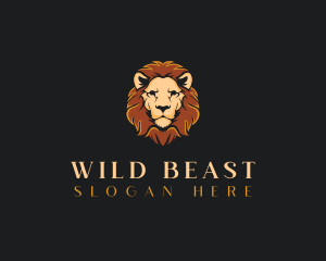 Wild Animal Lion logo design