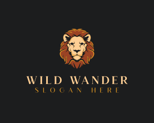 Wild Animal Lion logo design