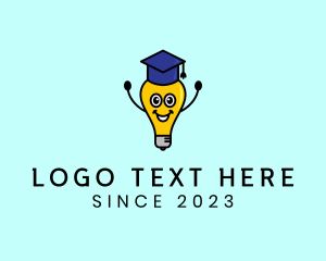 Academic - Smart Academic Lightbulb logo design