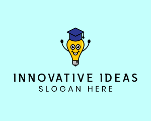 Concept - Smart Academic Lightbulb logo design