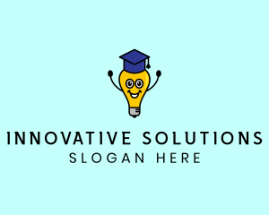 Concept - Smart Academic Lightbulb logo design