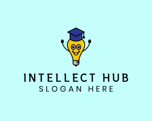 Academic - Smart Academic Lightbulb logo design