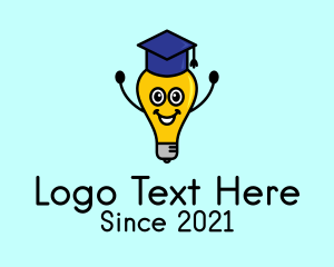 Academic - Academic Lightbulb Mascot logo design
