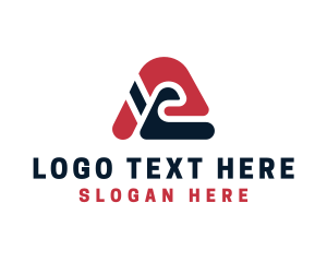 Telecom - Modern Technology Letter A logo design