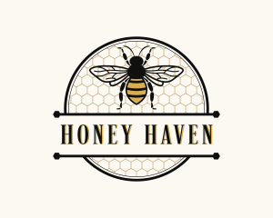 Beekeeper - Beekeeper Honeycomb Wasp logo design