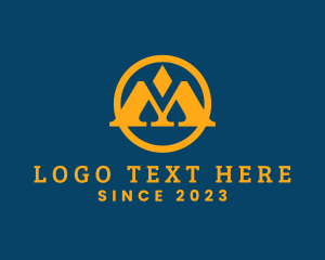 Yellow - Premium Diamond Gem logo design