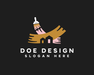 Paint Design House logo design