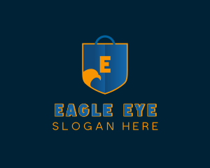 Hawk Shield Shopping logo design