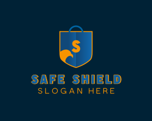 Hawk Shield Shopping logo design