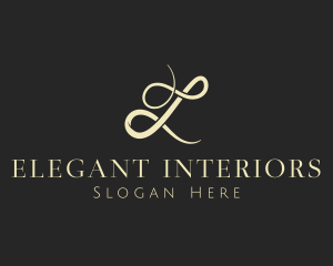 Elegant Cursive Thread logo design