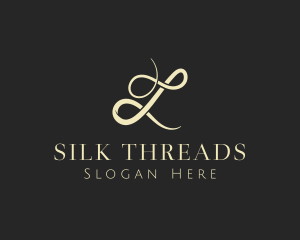 Elegant Cursive Thread logo design