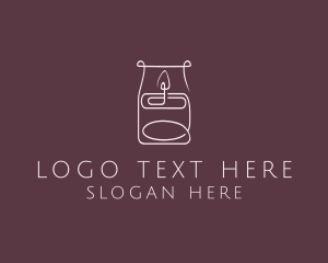 Interior Designer - Bottle Candle Decor logo design
