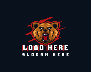 Wild Angry Bear Gaming Logo