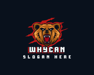 Wild Angry Bear Gaming Logo