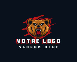 Gaming - Wild Angry Bear Gaming logo design
