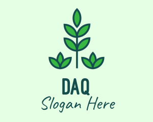 Gardener - Green Eco Garden Plant logo design