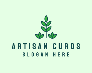 Green Eco Garden Plant logo design