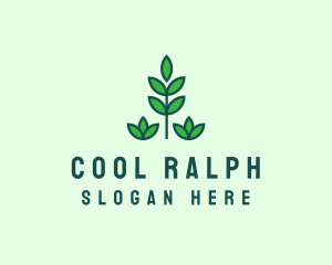 Green Eco Garden Plant logo design