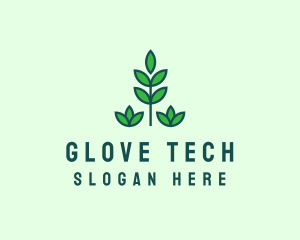 Green Eco Garden Plant logo design