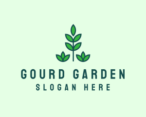 Green Eco Garden Plant logo design