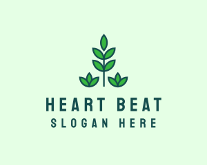 Green Eco Garden Plant logo design