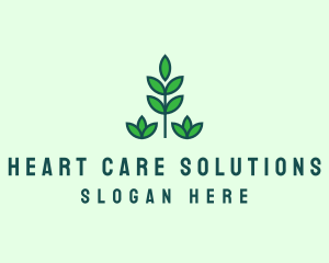 Green Eco Garden Plant logo design