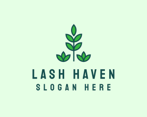 Green Eco Garden Plant logo design