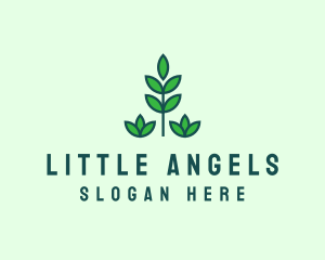 Green Eco Garden Plant logo design