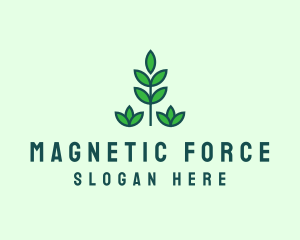 Green Eco Garden Plant logo design