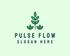 Green Eco Garden Plant logo design