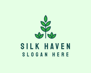 Green Eco Garden Plant logo design