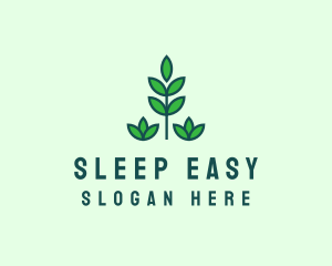 Green Eco Garden Plant logo design