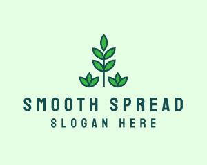 Green Eco Garden Plant logo design