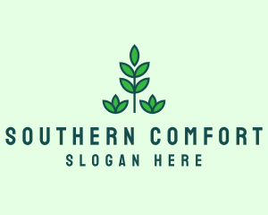 Green Eco Garden Plant logo design