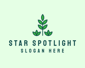 Green Eco Garden Plant logo design