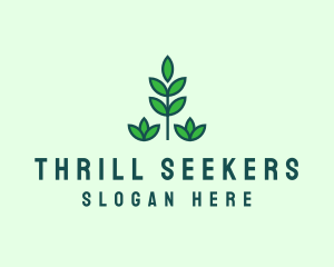 Green Eco Garden Plant logo design