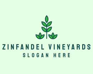 Green Eco Garden Plant logo design