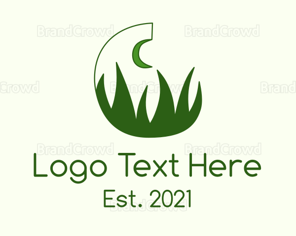 Green Evening Grass Logo