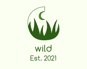 Evening - Green Evening Grass logo design