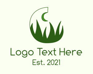 Bush - Green Evening Grass logo design