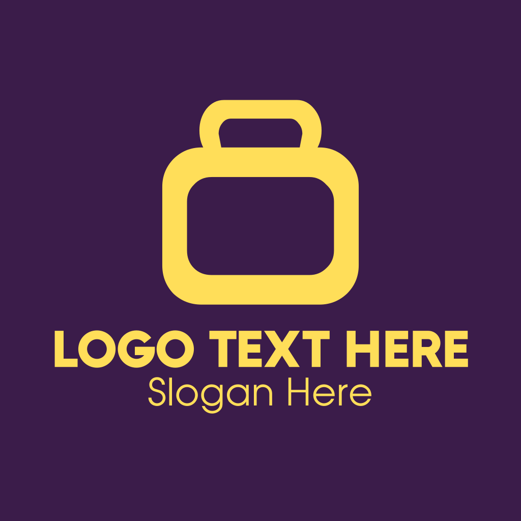  Yellow  Business  Suitcase Logo  BrandCrowd Logo  Maker