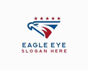 American Patriotic Eagle logo design