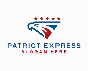 American Patriotic Eagle logo design