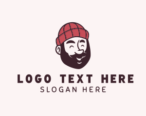 Father - Lumberjack Man Character logo design