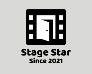 Actor - Film Strip Door logo design